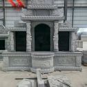 普洱 芝麻灰高档墓碑，土墓，可定制