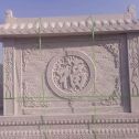 普洱 芝麻白花岗岩屏风，照壁，影壁