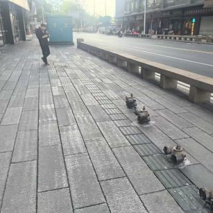 普洱仿古石铺装效果