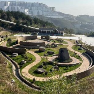 普洱仿古石铺装整体效果