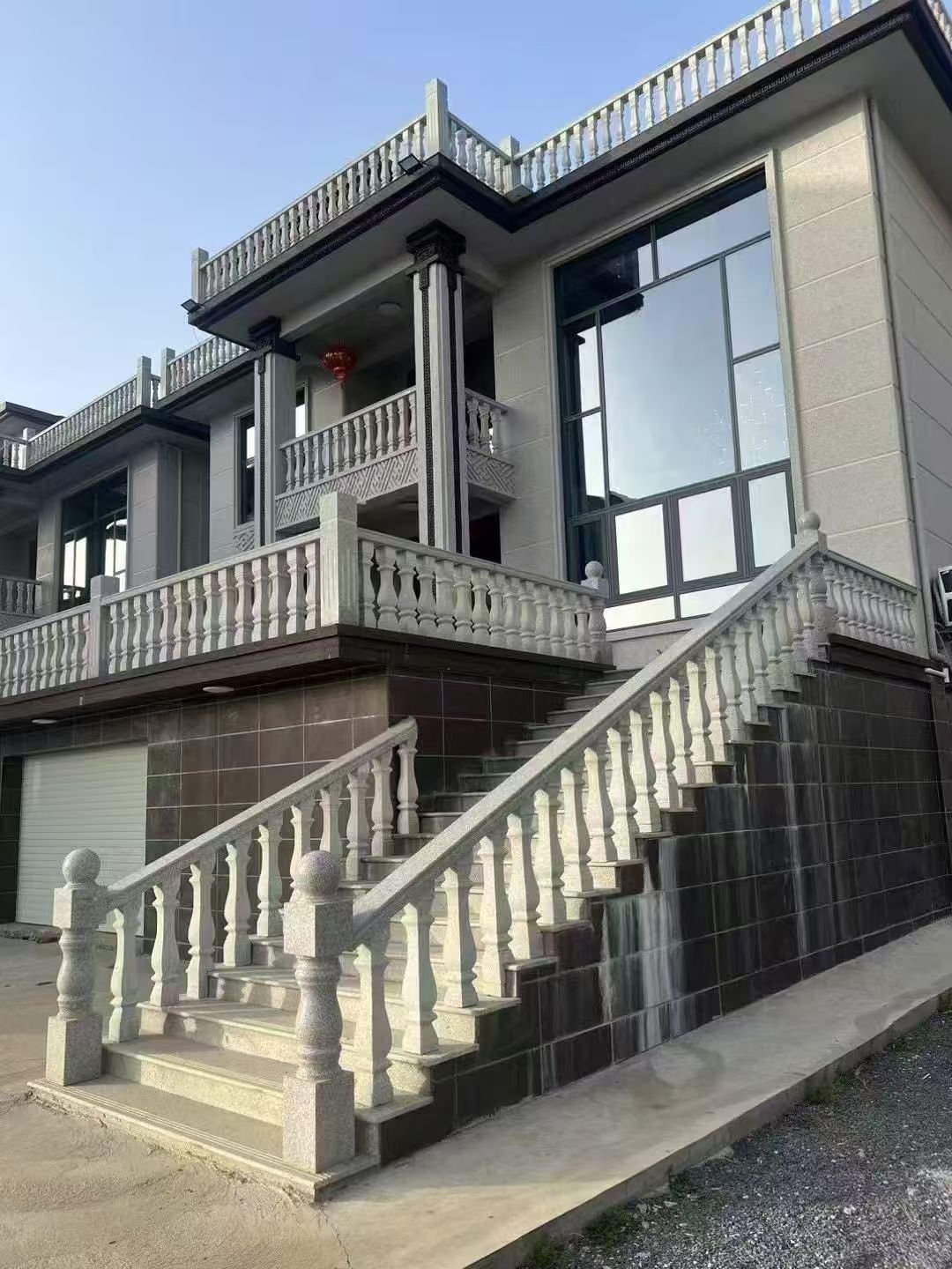 普洱 芝麻白别墅阳台栏杆，楼梯栏杆