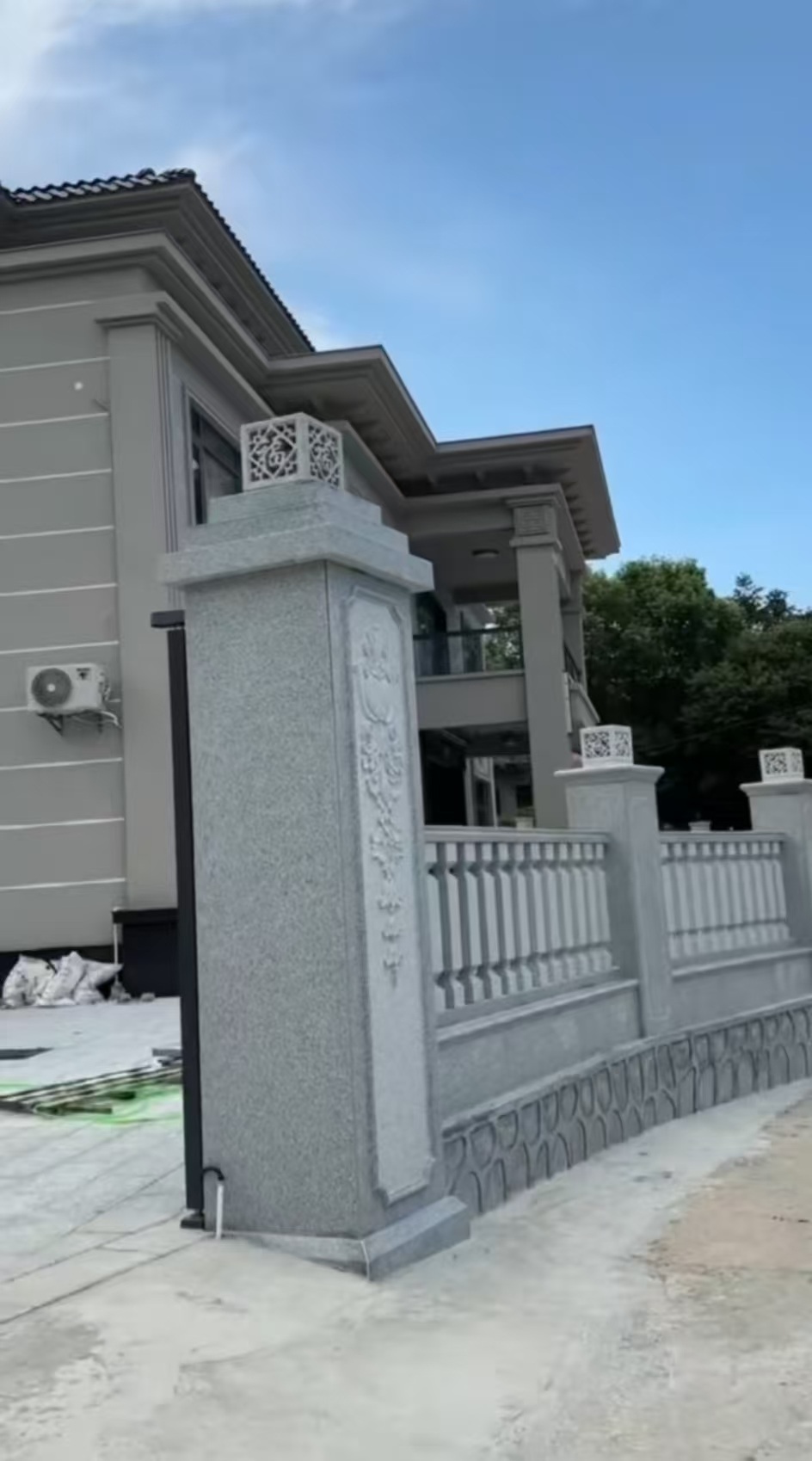 普洱 芝麻白别墅围墙栏杆，私人订制