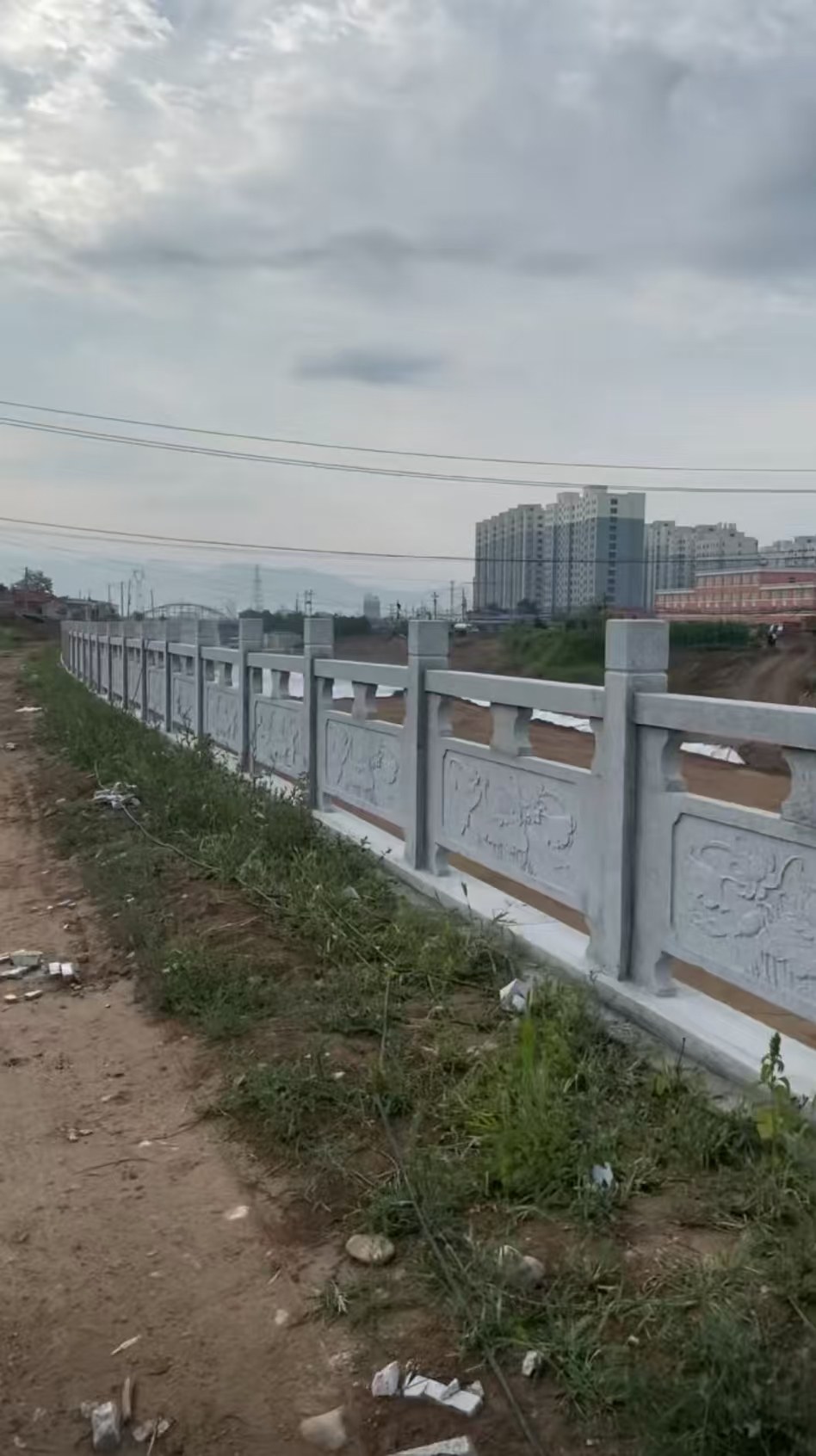 普洱 石材河道栏杆