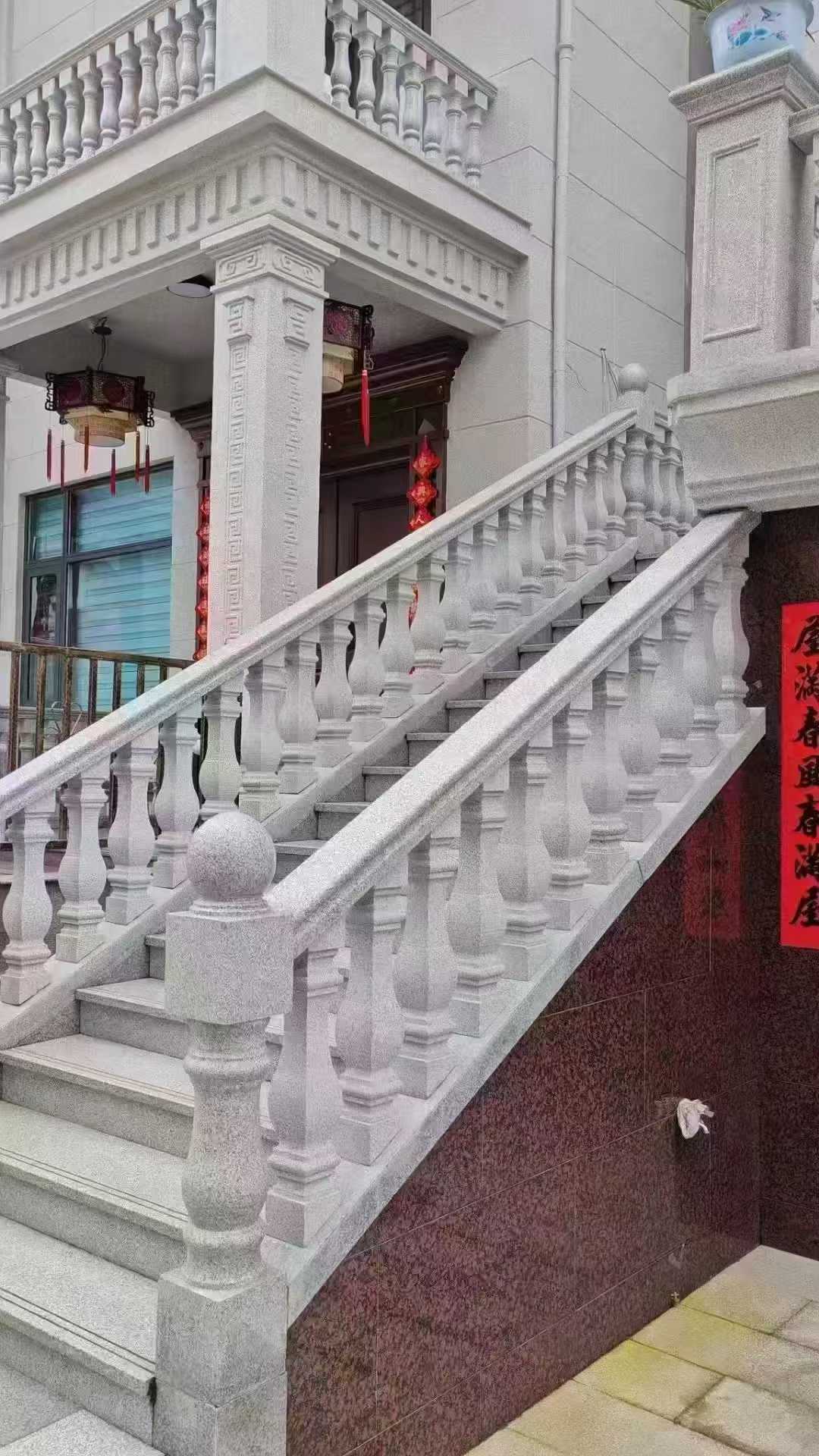 普洱 天然石材 阳台庭院护栏、栏杆