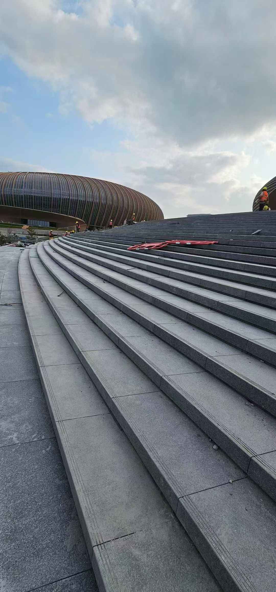 普洱 弧形整石台阶铺装效果图