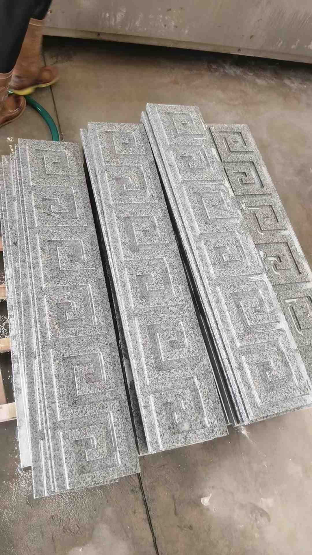 普洱 别墅回纹线条，雕刻